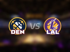 掘金vs湖人全场录像回放-NBA季前赛(2026年10月17日)